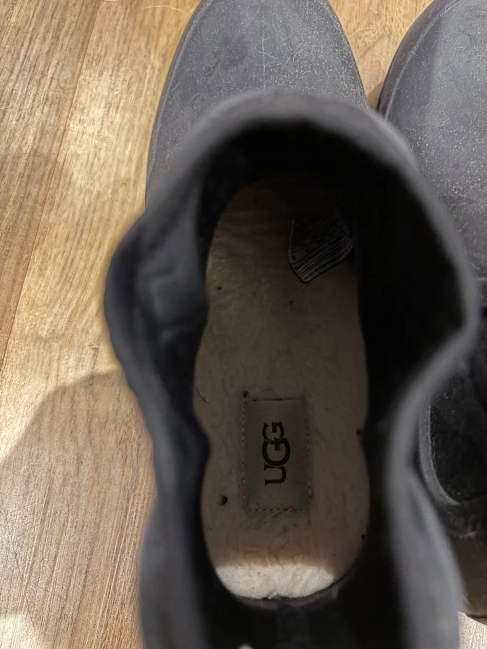 UGG Black Chelsea Rain Boots